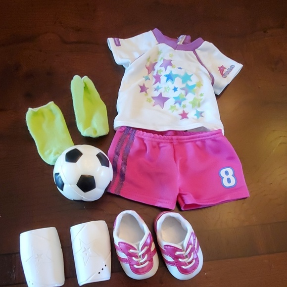 american girl soccer set